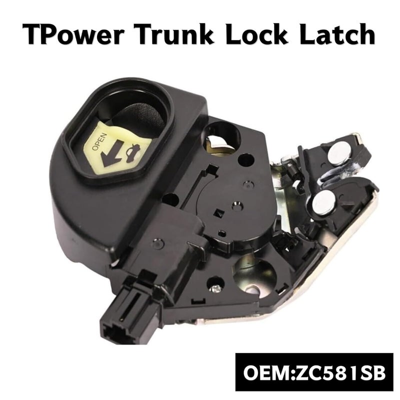 PMFCA TPower Trunk Lock Latch Compatible with 2013-2015 Honda Civic Replace ZC581SB - Image 2